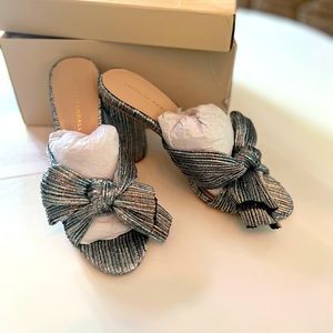 Loeffler Randall - Penny Dark Silver Bow Heel